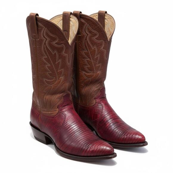 Other - Pre Owned‎ Exotic Lizard Skin Cowboy Boots style #8301 sz 10D